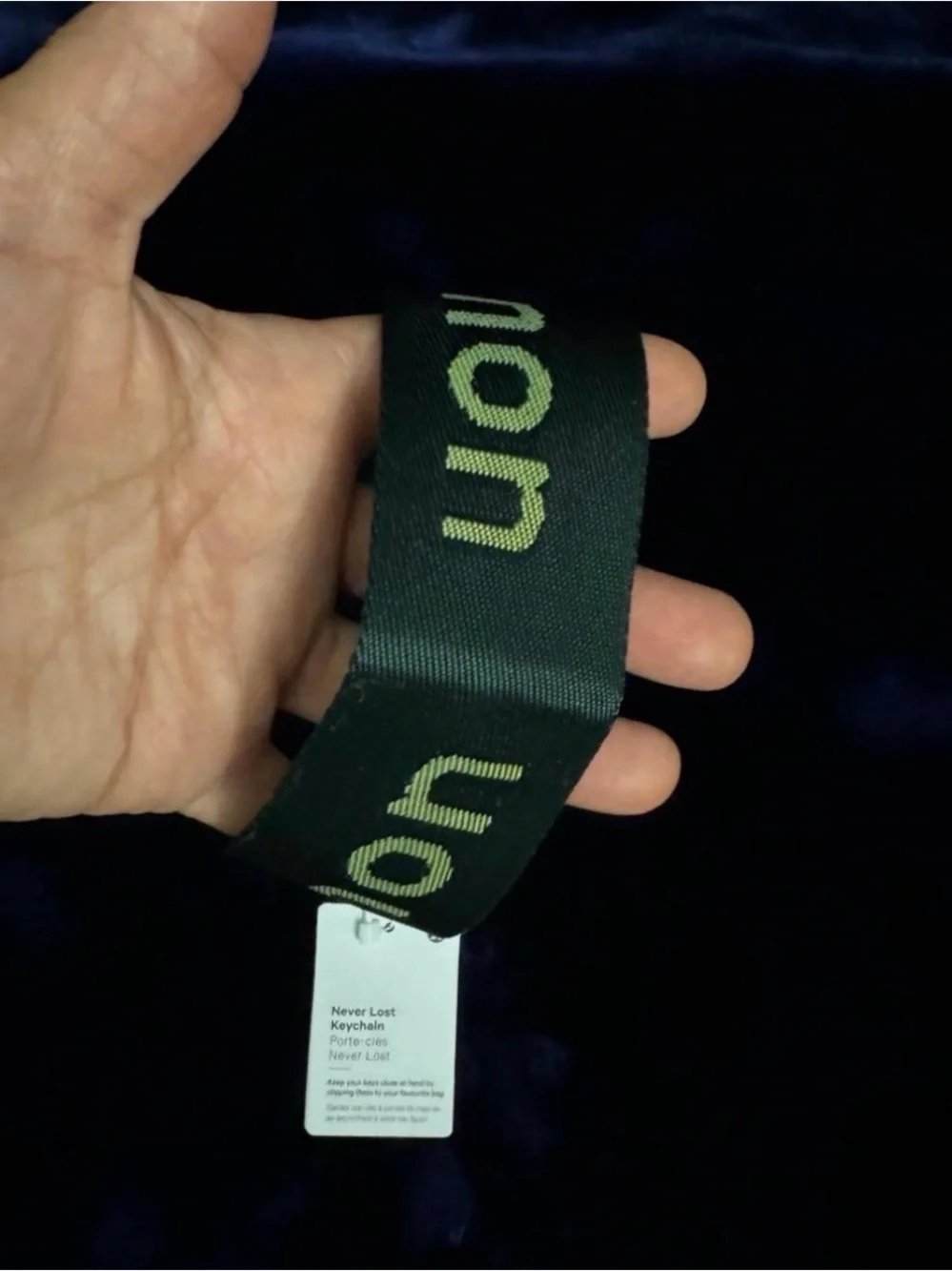 Green color keychain